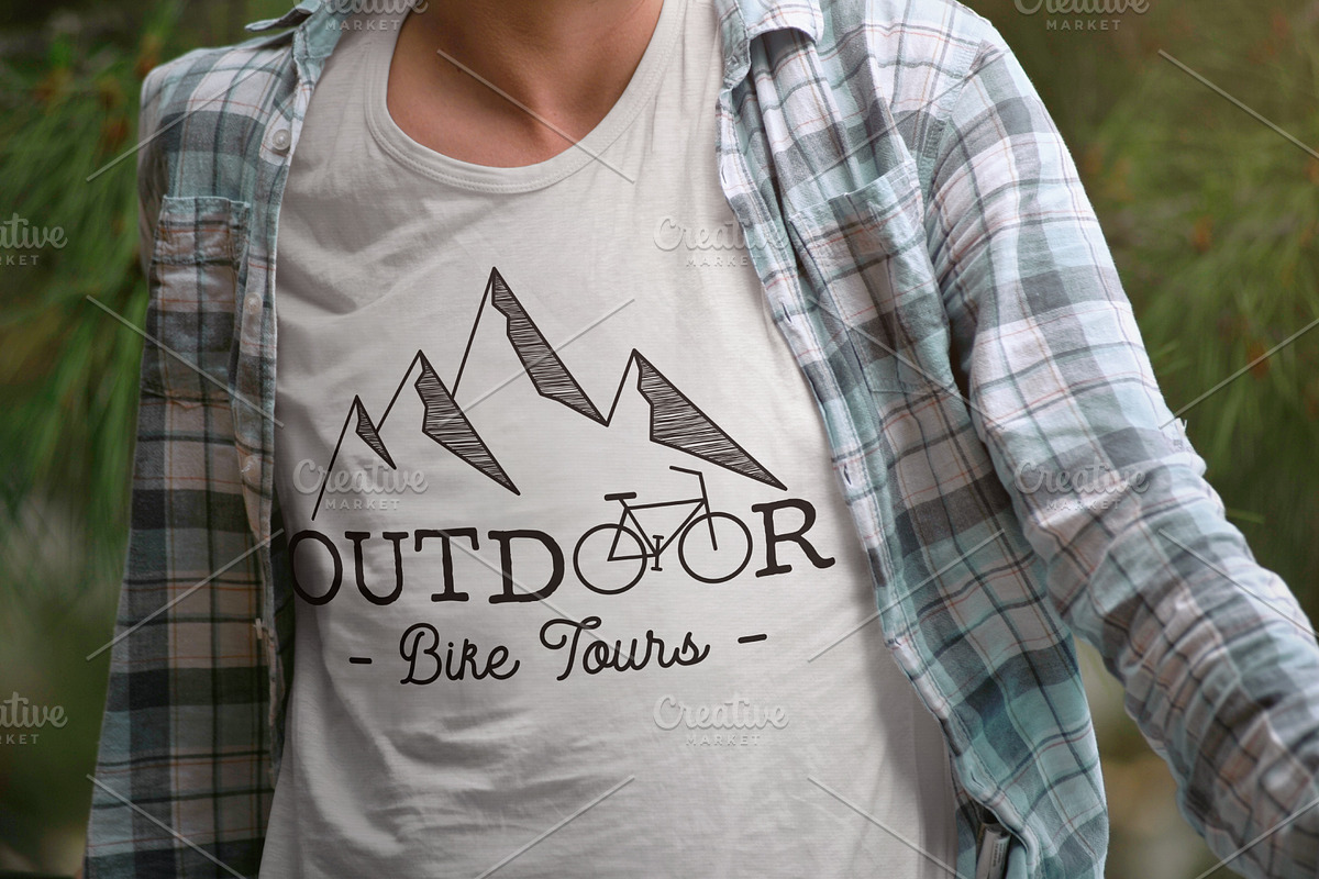 20 Mountain Adventure Icons / Logos, an Object Graphic by JeksonGraphics (Photo 6 of 11)