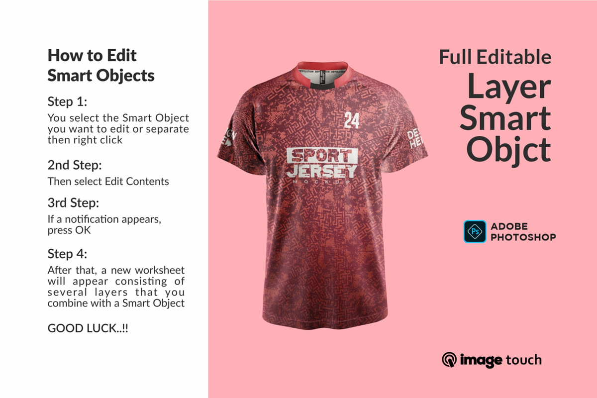 Jersey Mockup, a Shirt Mockup by image touch (Photo 4 of 4)