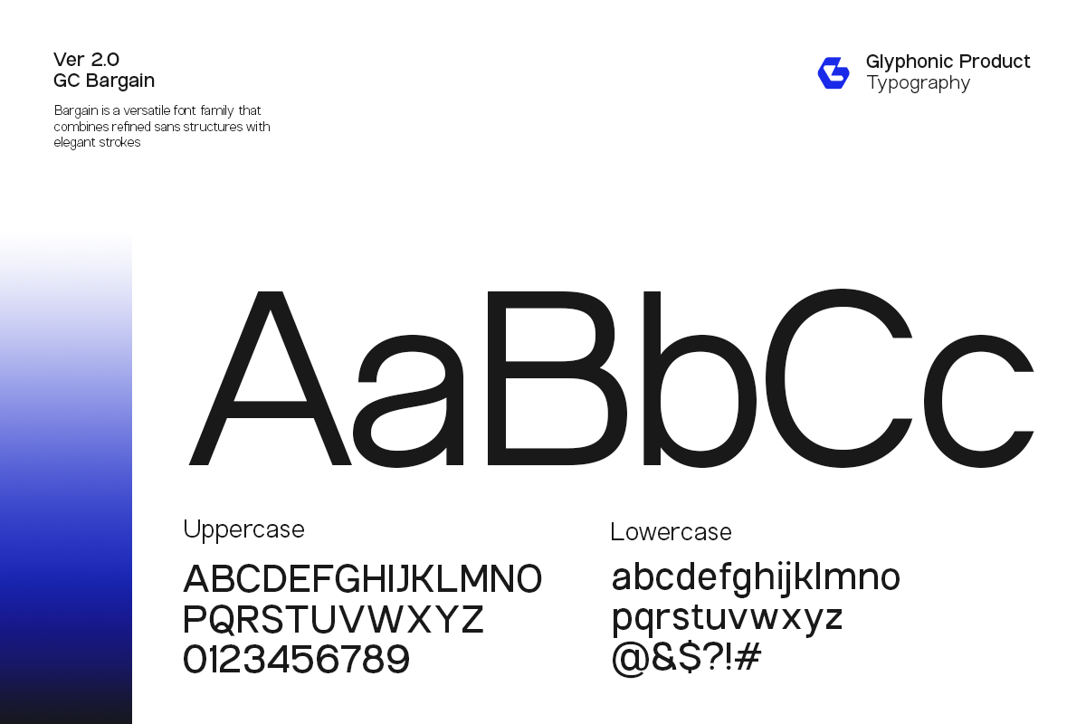 GC Bargain – Modern Sans Family, a Sans Serif Font by Glyphonic (Photo 6 of 15)