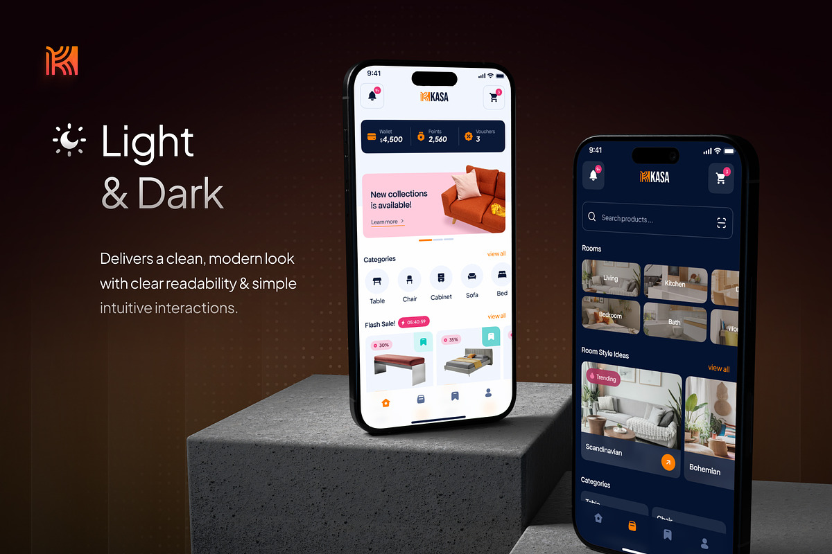 Kasa - Furniture Ecommerce UI Kit, an UI Kit Template by Rafiq | YDN (Photo 5 of 6)