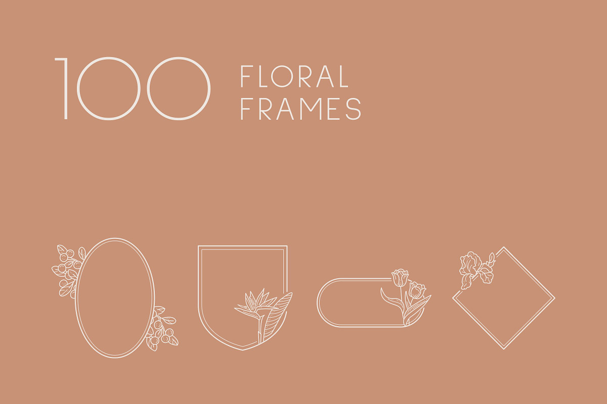 Floral Logo Bundle 50 Botanical Logo, a Branding & Logo Template by iStar Design (Photo 5 of 26)