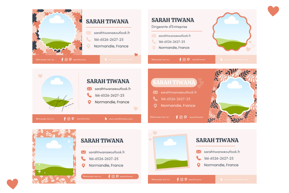 E-Mail Signature Templates Canva, an Email Template by florasfabrica (Photo 2 of 3)