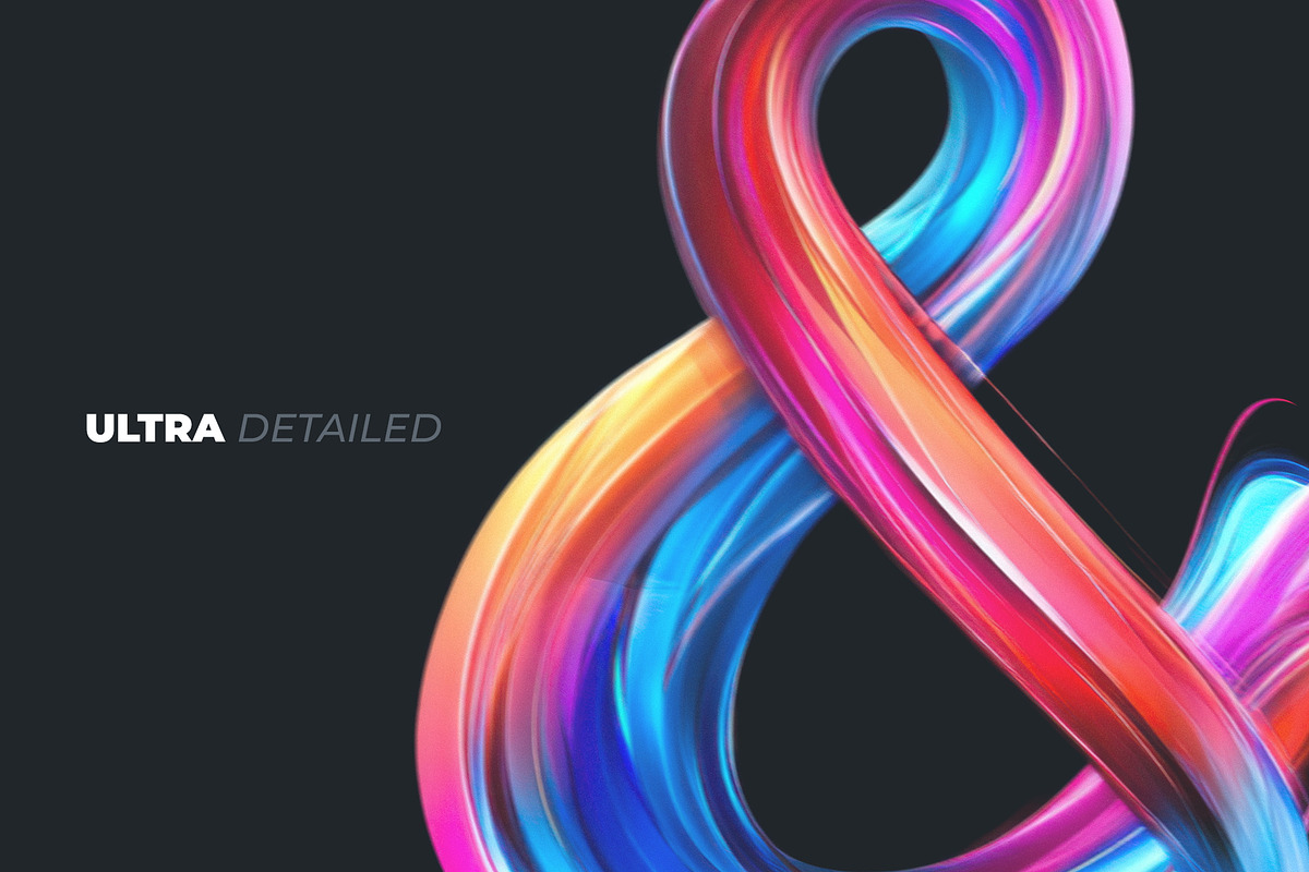 Radiant Flow Letters Overlays, a Symbol Font by PhotoSpirit