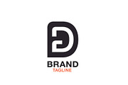 D G Logo Template, a Branding & Logo Template by D&K Project (Thumbnail 1 of 4)