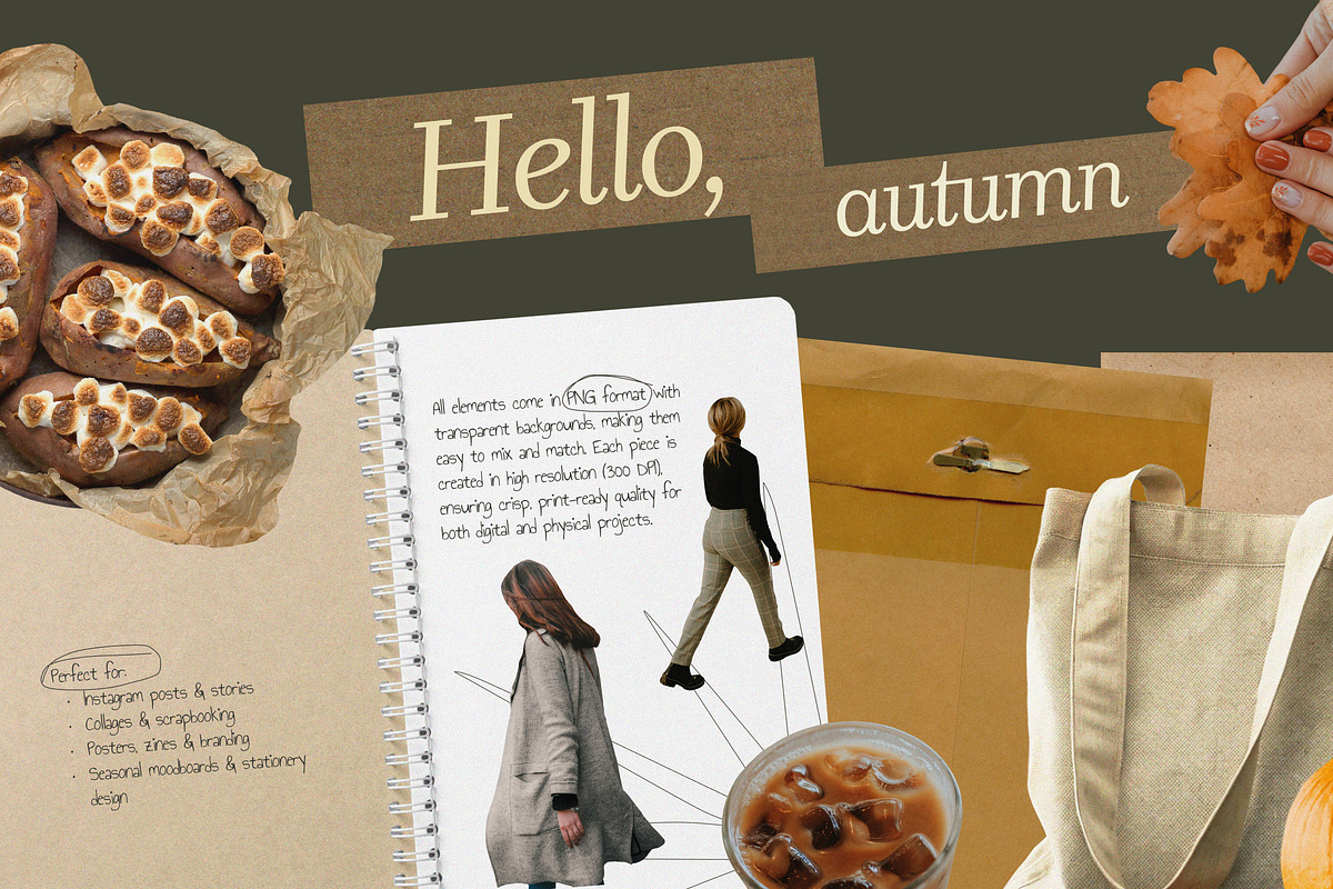 Hello, Autumn — Collage Pack, an Object Graphic by Ann Creative (Photo 4 of 7)