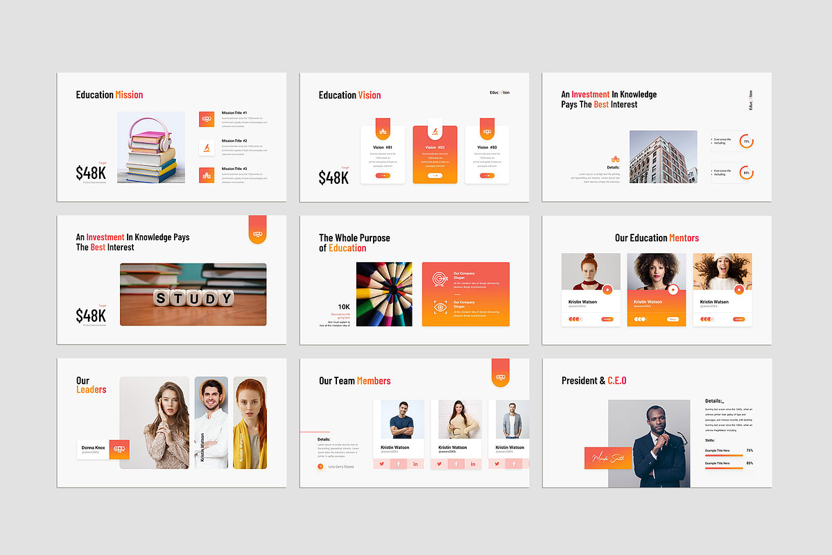 Digital Education Presentation, a Presentation Template by KreateTribe (Photo 5 of 6)