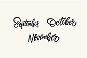 Autumn & Fall Lettering Set, a Seasonal Illustration by Oktyabr (Thumbnail 6 of 6)