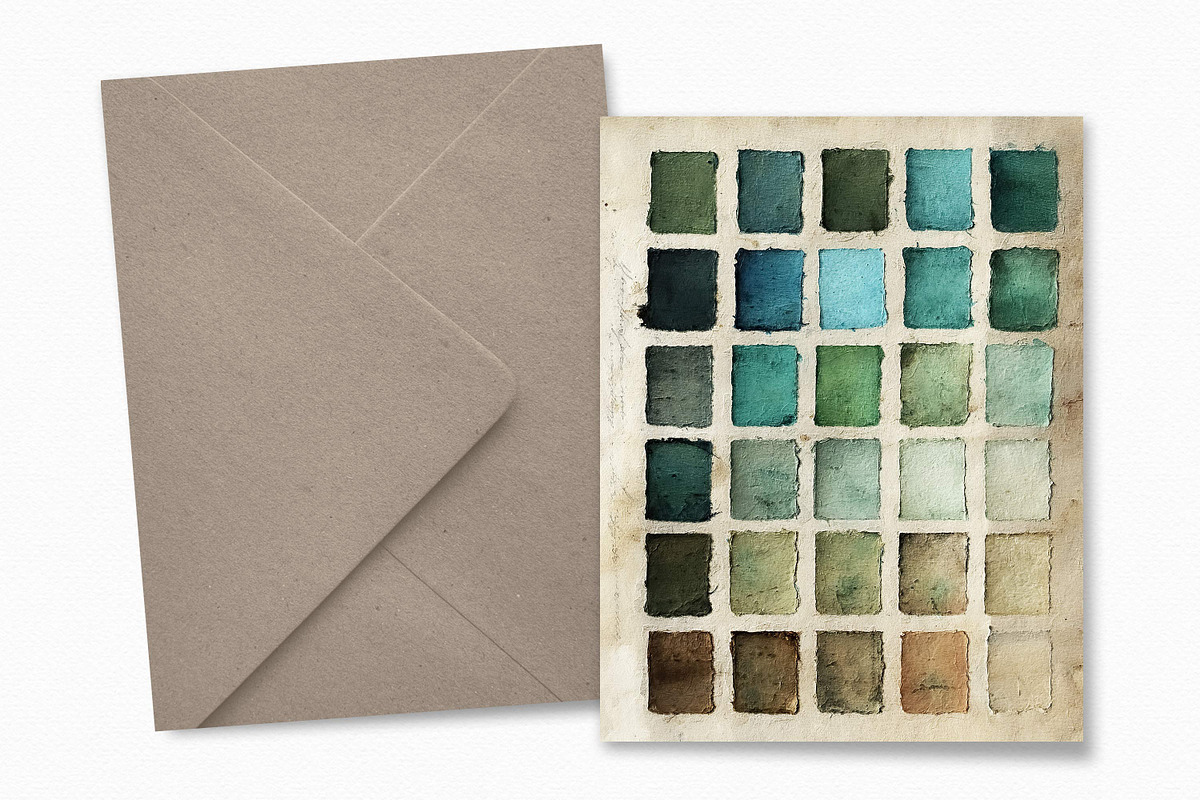 Aqua Swatches, a Decorative Illustration by rileyBgraphics (Photo 3 of 6)