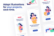 Pregnancy Illustration Set, a Person Illustration by Prosymbols (Thumbnail 4 of 8)