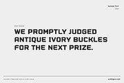 Billet, a Font by VarsityType® (Thumbnail 5 of 6)