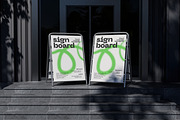 High Quality Sign Board Mockup, an Advertising Mockup by AKMAL STUDIO (Thumbnail 3 of 5)