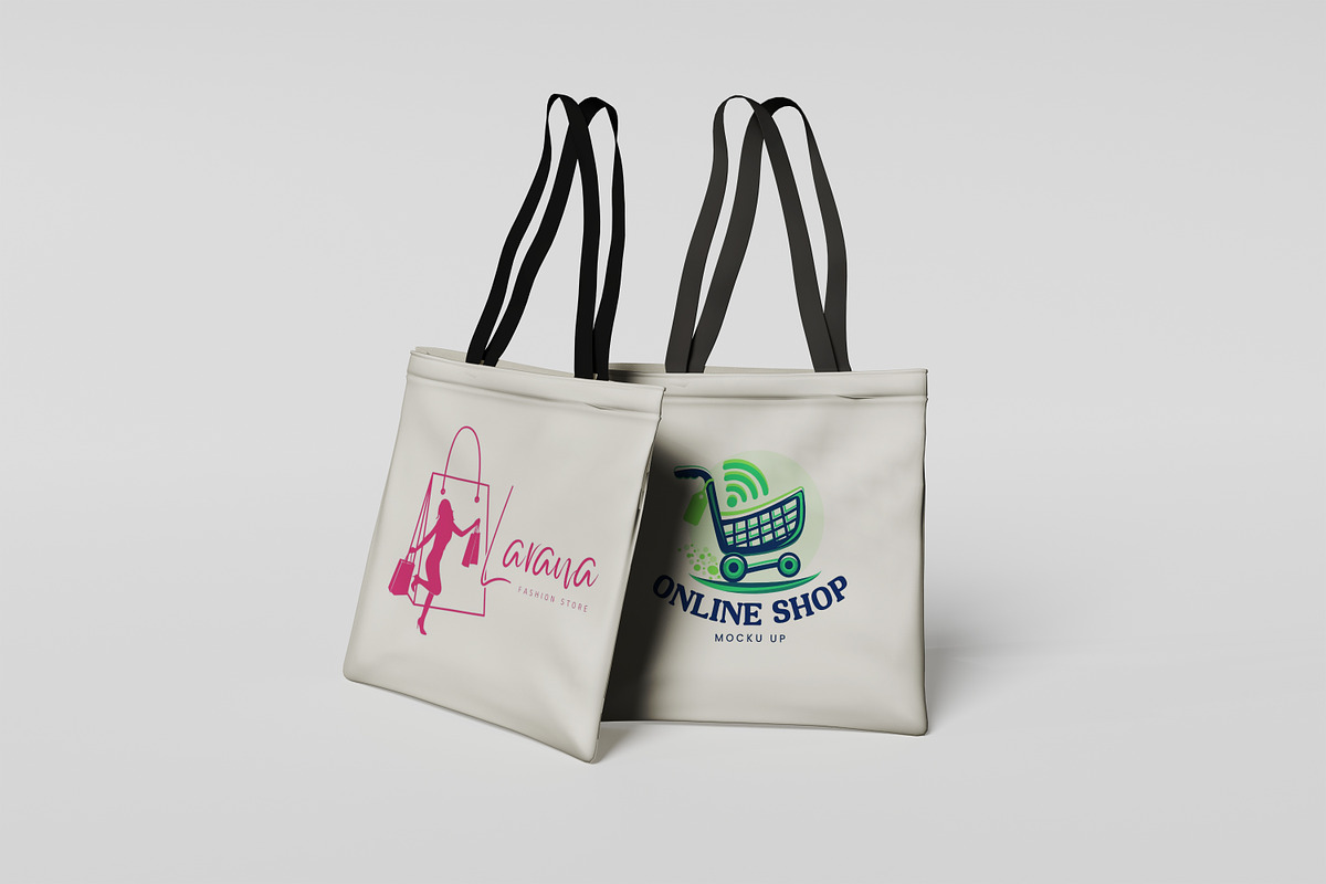 tote bag mockup, a Poster Template by kebunmockup (Photo 5 of 5)