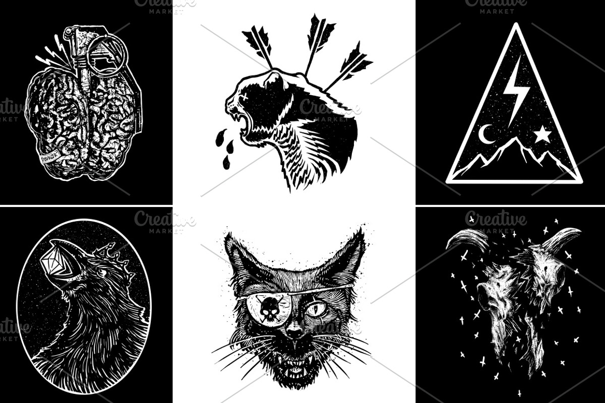 100 T-Shirt Designs Super Collection, an Animal Illustration by Design by sebrodbrick (Photo 32 of 35)