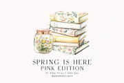 Spring Is Here. Pink Edition., a Seasonal Illustration by PeDe Designs (Thumbnail 5 of 14)