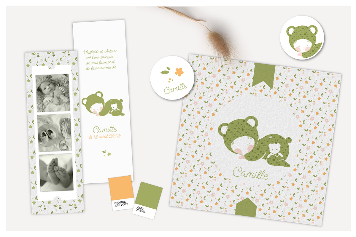 Baby Bear – Vector Illustration, a Decorative Illustration by AnneCeline (Photo 3 of 5)