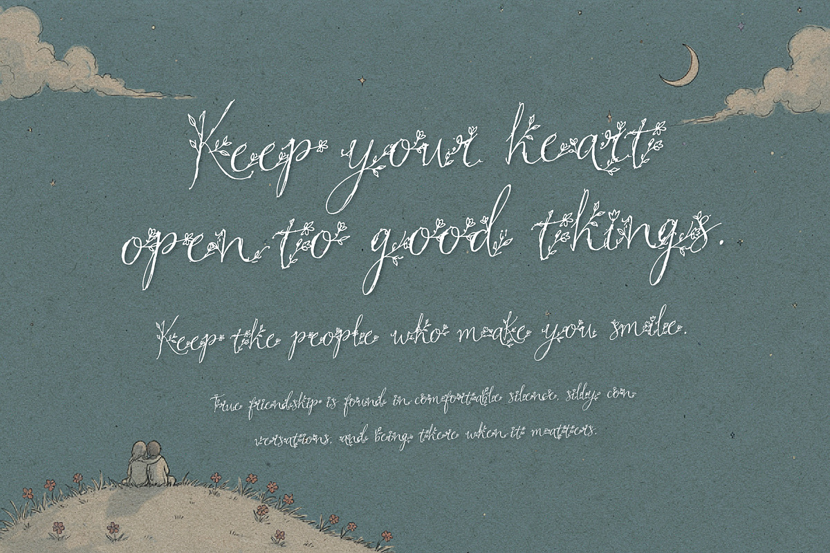 WindeRums - Rustic Floral Script, a Script Font by HypeWorksCo (Photo 9 of 15)