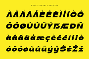Galric - Bold Expanded Display Font, a Sans Serif Font by Pekotype (Thumbnail 6 of 15)