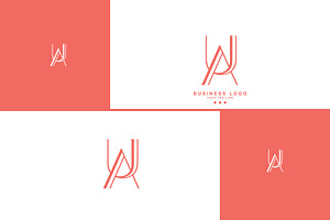 AU, UA, A, U, Abstract Letters Logo, a Branding & Logo Template by art_creater