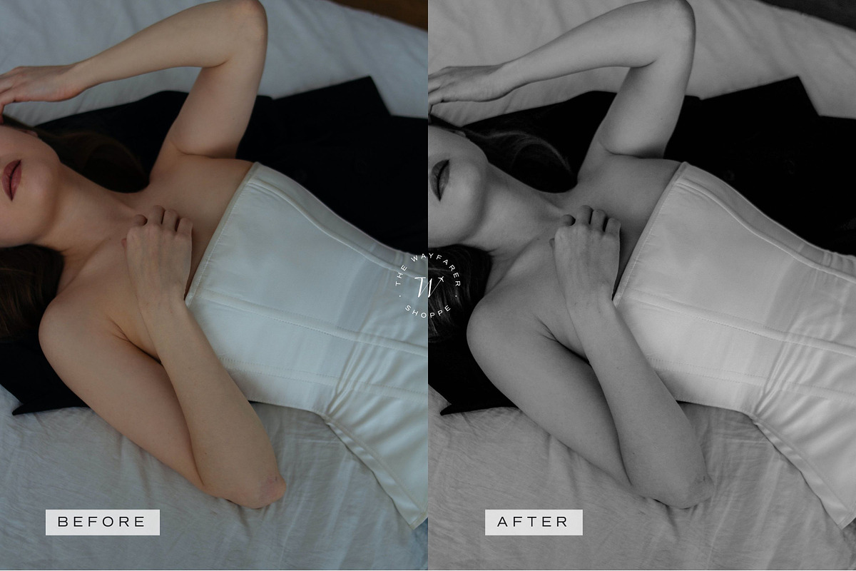 5 B&W LR Presets + Video LUTs, a Preset Add-On by TheWayfarerShoppe (Photo 8 of 17)