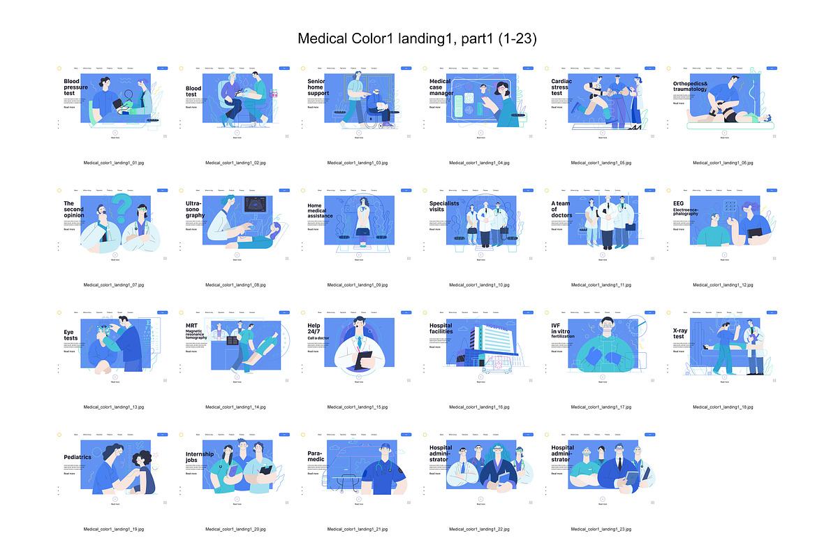 Medical, Part 1, colors 1&3, a Templates & Theme by Grivina's shop (Photo 5 of 15)