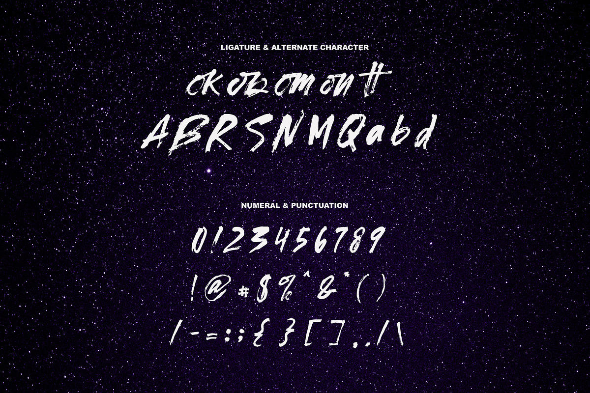 Zhow Badu Handmade Brush Font, a Handwritten Font by Maulana Creative (Photo 6 of 9)