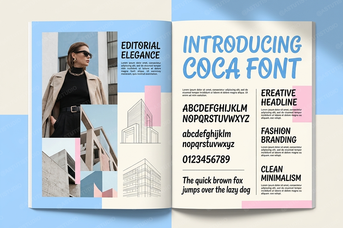 Coca | Elegant Serif Typeface, a Serif Font by Astuti Studio (Photo 7 of 25)