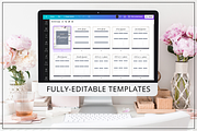 Planner Canva - Modern Gold, a Stationery Template by Lady Boss Studio (Thumbnail 7 of 8)