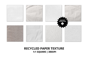 Recycled Paper Texture Bundle