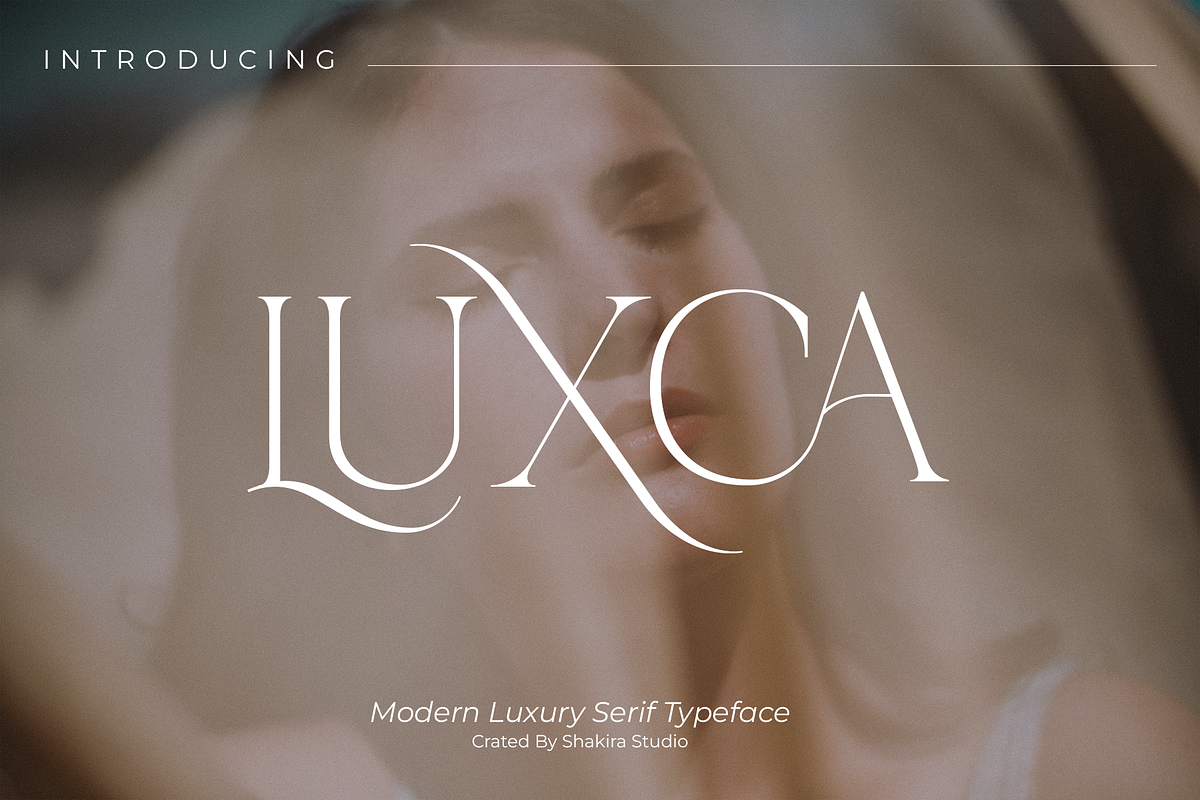 Luxca - Modern Luxury Serif, a Serif Font by Shakira Studio (Photo 1 of 14)