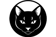 Cute Cat Silhouette Vector Mega, an Animal Illustration by Designer_Momina (Thumbnail 28 of 31)
