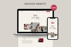 ROSA Canva Landing Page