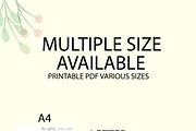 MONTHLY Planner PDF, a Stationery Template by J&T photo and design (Thumbnail 2 of 5)