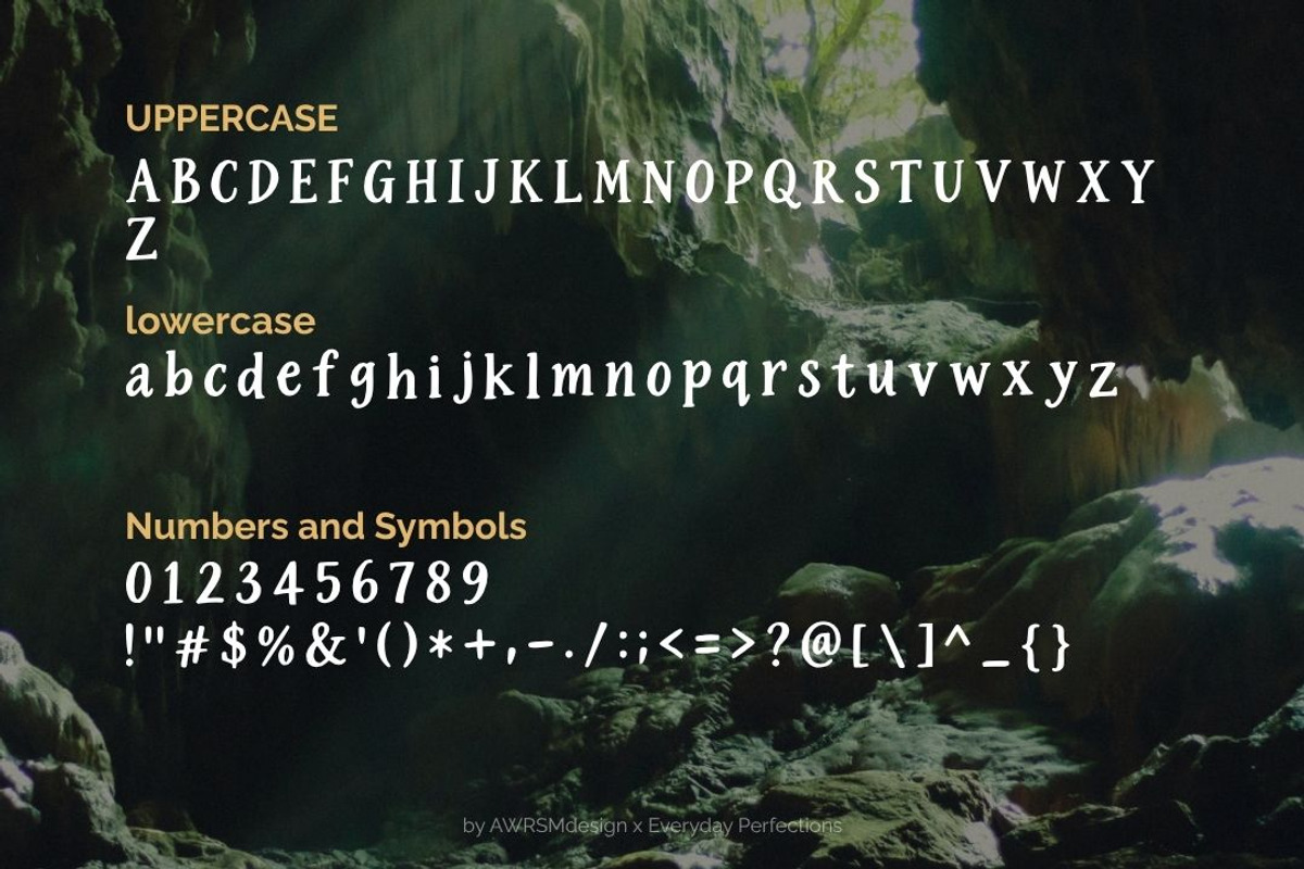 Mirevyn | Simple Serif Display Font, a Serif Font by Everyday Perfection (Photo 2 of 5)