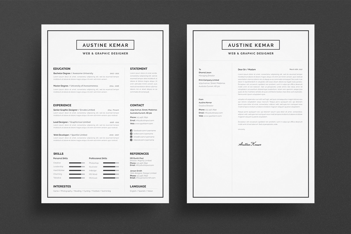 Resume/CV, a Resume Template by Diverter (Photo 2 of 5)