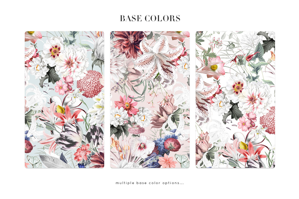 Enamour, Elegant Floral Blooms., a Pattern Graphic by TSTUDIO (Photo 2 of 14)