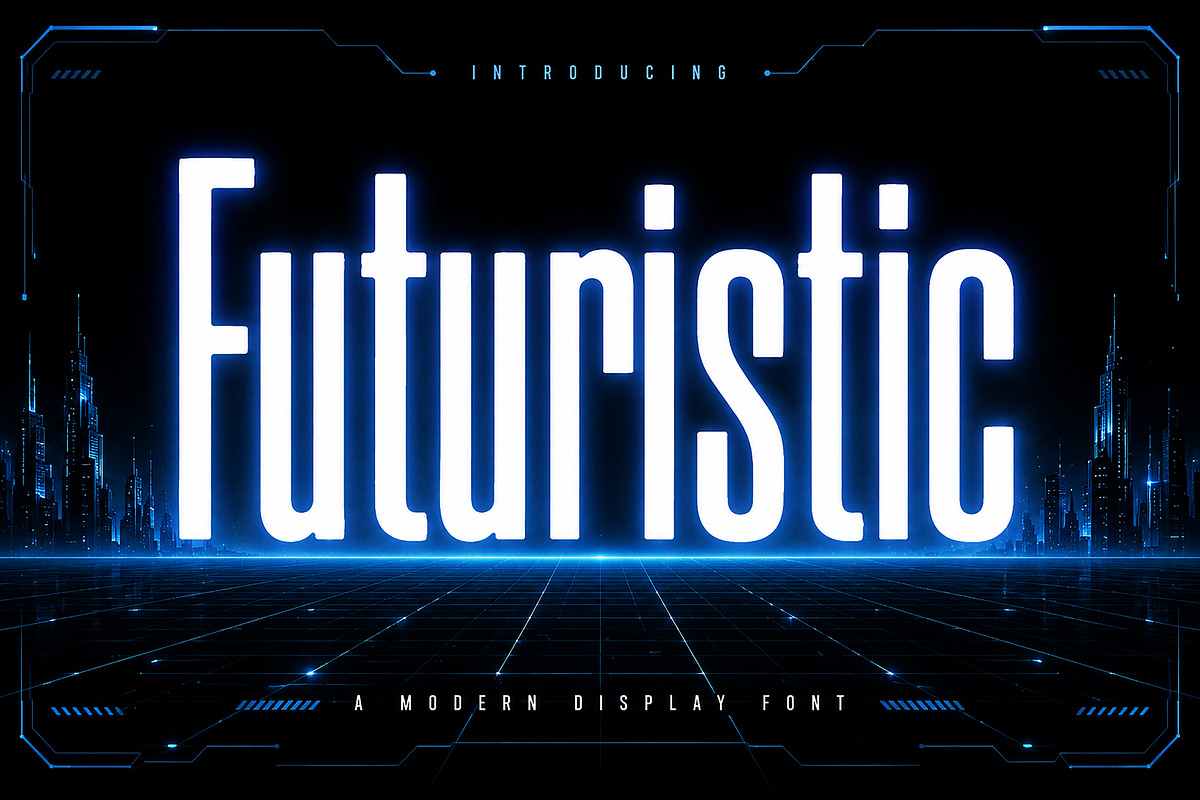 Futuristic, a Serif Font by Wow Magic (Photo 1 of 5)