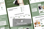 Mova AI Fashion Sales Agent Landing, a Landing Page Template by productype1 (Thumbnail 3 of 5)