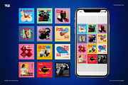 Geometric Basic Shapes Social Media, a Social Media Template by The Good Store (Thumbnail 1 of 4)