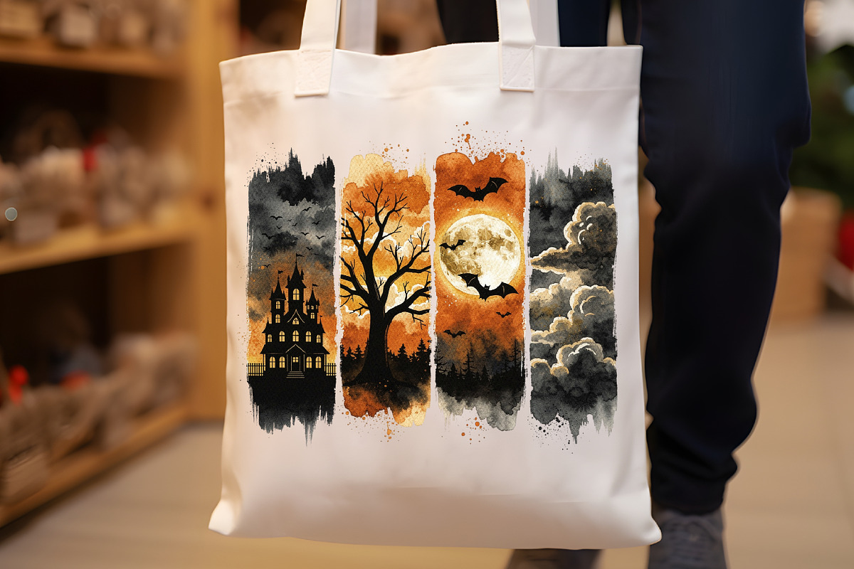 Halloween Brushstroke PNG, a Work Illustration by Sublimation Artist (Photo 8 of 9)