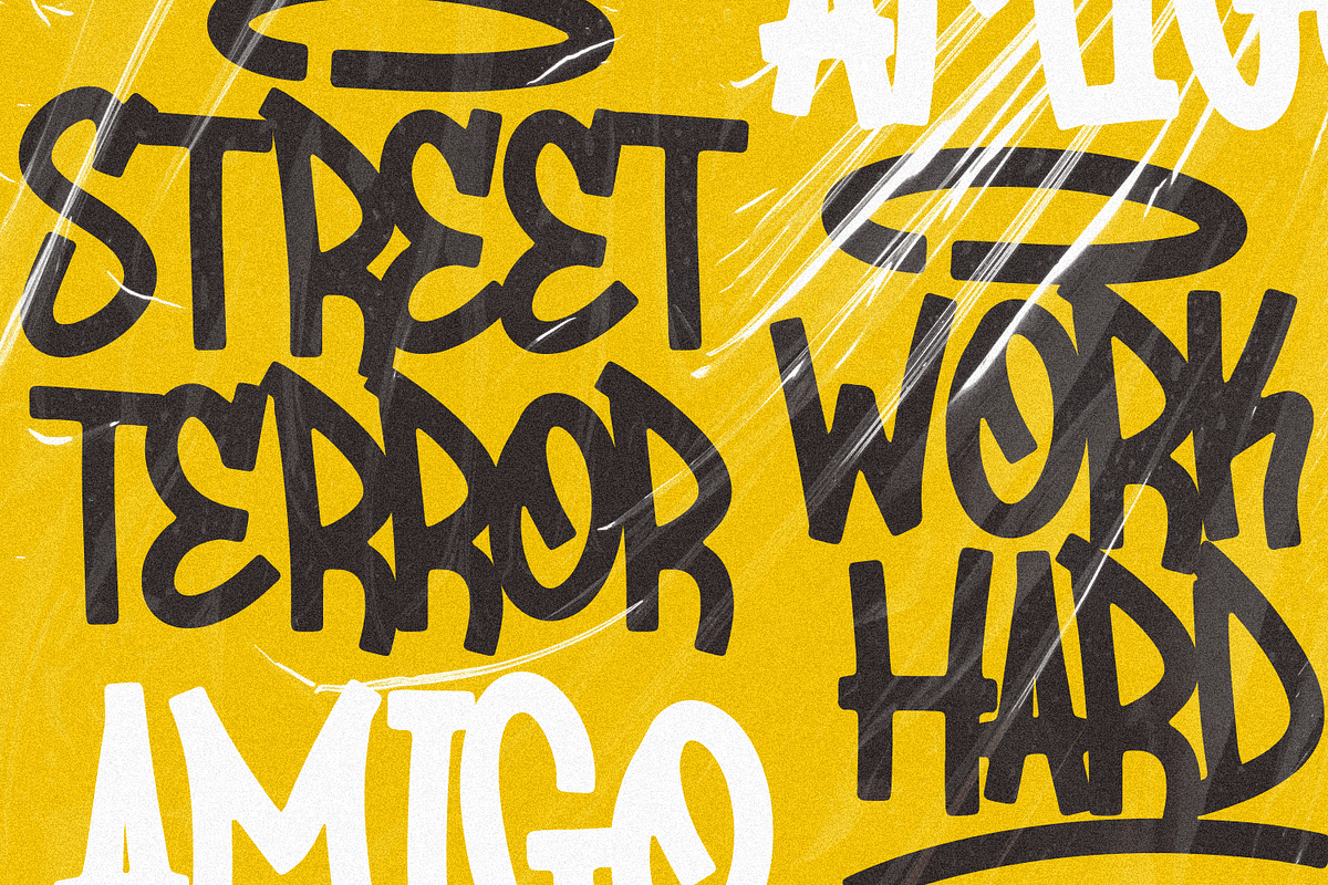 Back Peace, a Handwritten Font by Forberas Club (Photo 5 of 8)