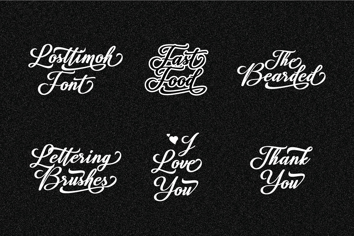 Losttimoh - Vintage Script Font, a Script Font by Beautypes (Photo 8 of 9)