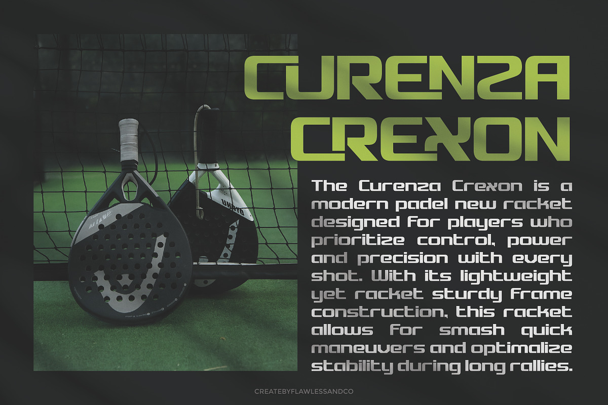 Bextra - Modern Sport Font, a Sans Serif Font by Flawless And Co (Photo 5 of 10)