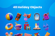 Holiday 3D Icons, an Object 3D Model by Rakata Studio (Thumbnail 7 of 7)