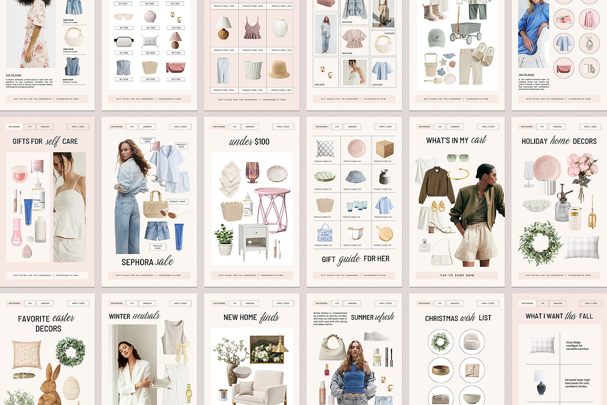 20 Canva LTK Instagram Template | Amare Creative