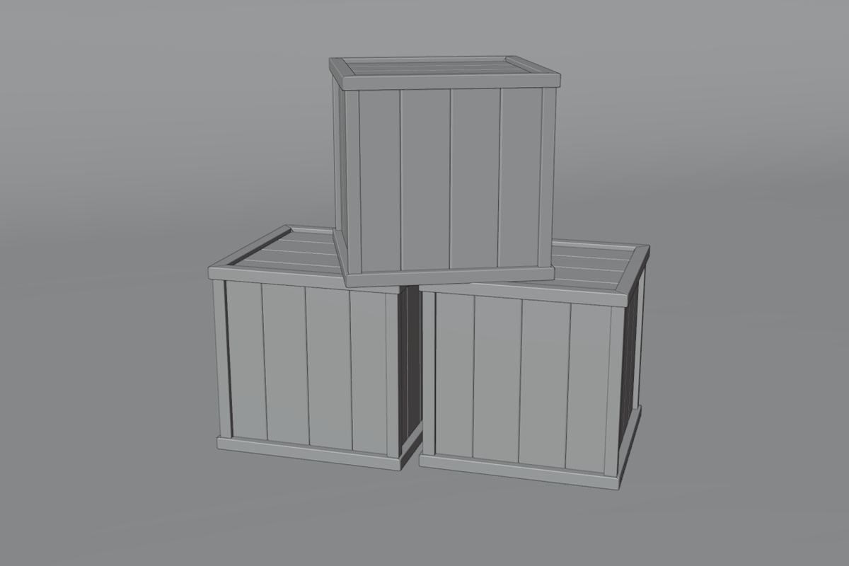 3D Wooden Medieval Storage Props, an Object 3D Model by Dudukbersama (Photo 2 of 2)