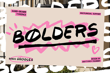 Bolders Font + Bonus