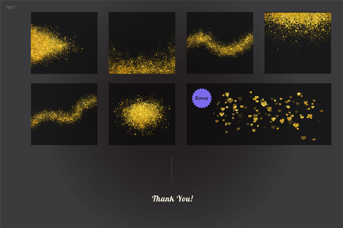 Gold Glitter, a Wallpaper Graphic by BomSymbols (Photo 5 of 5)