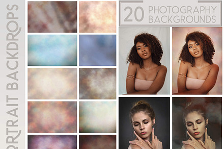 Portrait Backdrop Texture Background, a Texture Graphic by Posh Papers & Patterns