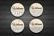 12 Svg floral Welcome signs bundles, a Graphic by CncCutModel (Thumbnail 4 of 5)