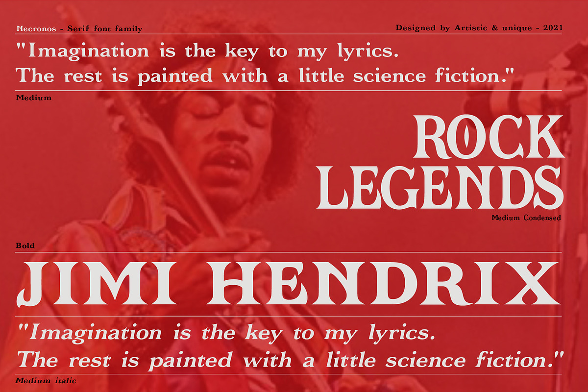 Necronos - Serif font family, a Serif Font by Artistic & Unique (Photo 14 of 15)